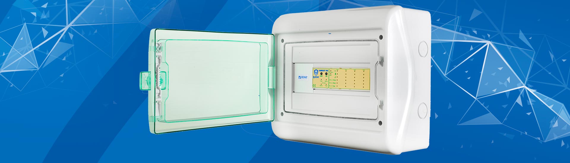 Gas safety: DIN rail mounting gas detection controllers available in box version